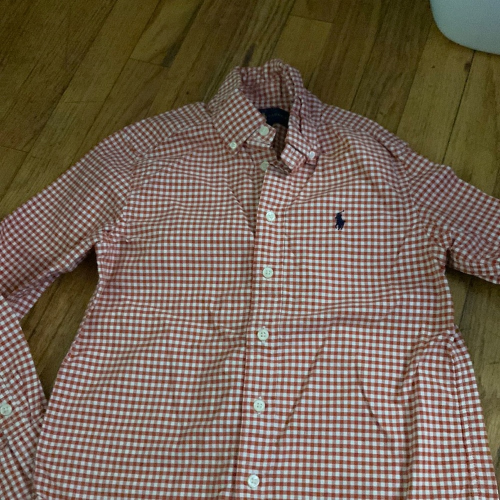Boys polo button down shirt